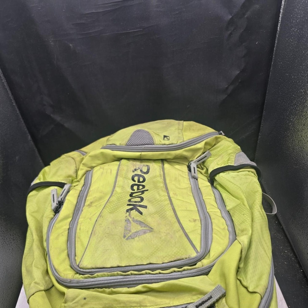 Reebok yellow & green backpack